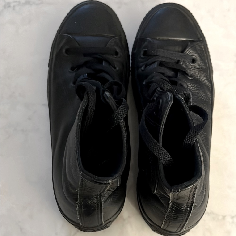 Black High-Top Sneakers